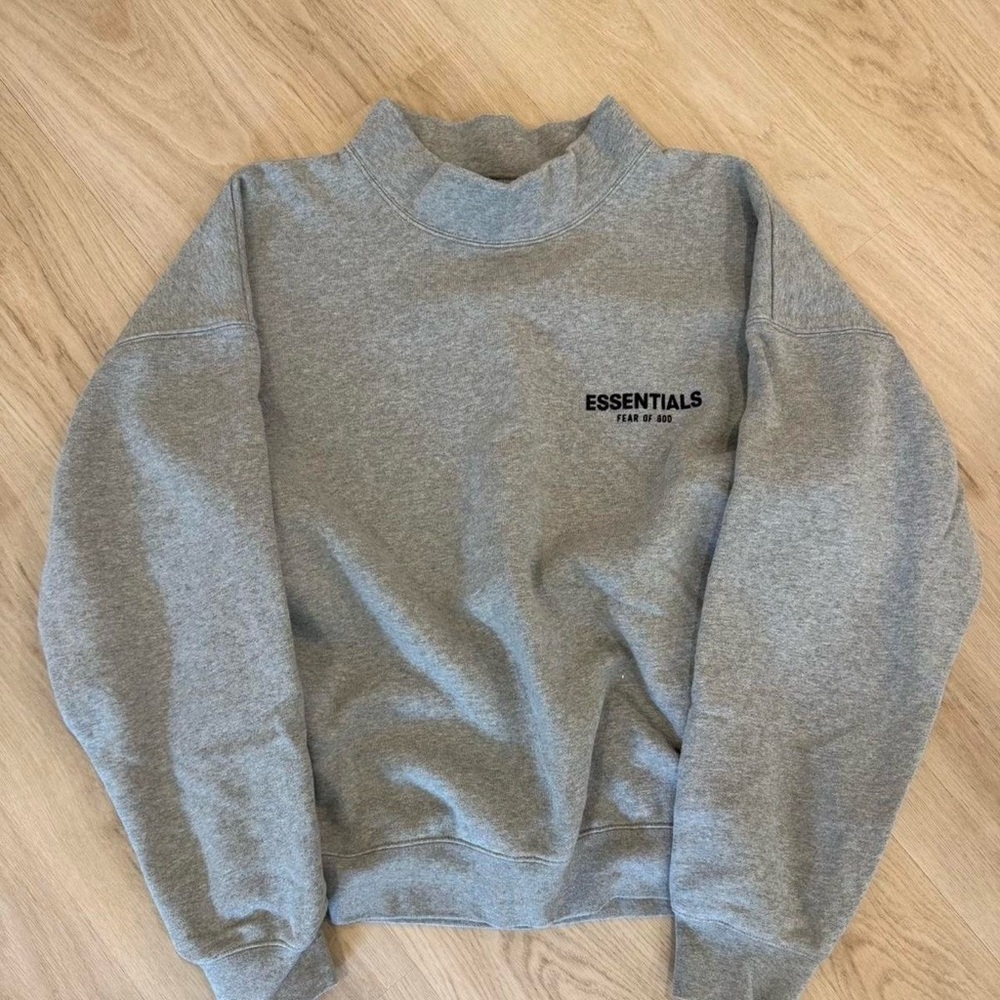 essentials grey sweatshirt